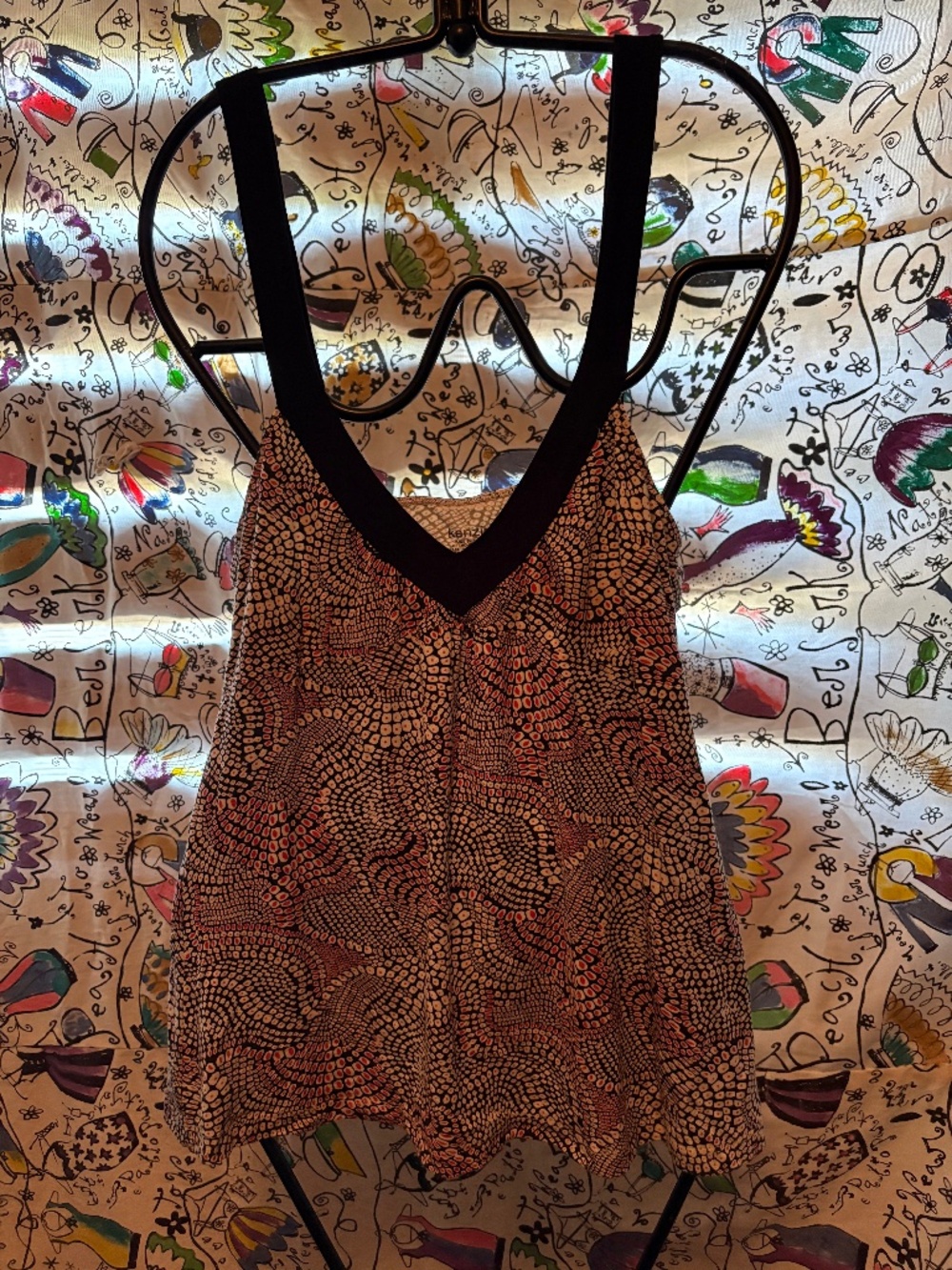 Kensie flare tank